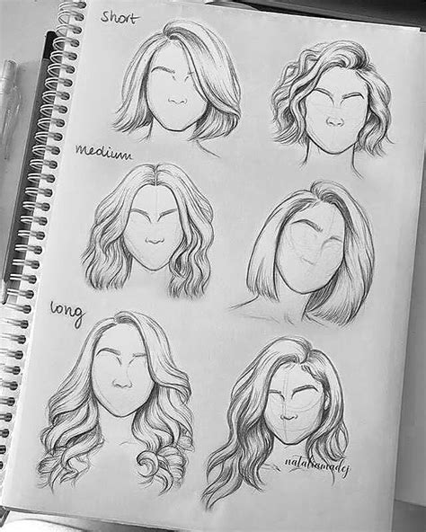 10 Amazing Drawing Hairstyles For Characters Ideas Sketch Hair