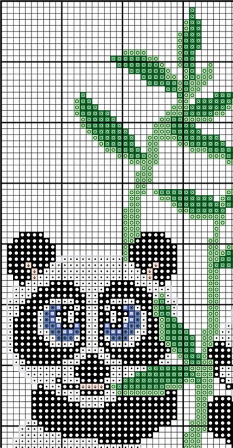 Cute Pandas Cross Stitch Pattern Pdf Pattern Digital Download Etsy