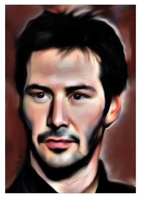 Keanu Reeves Portrait By ~shlomit On Deviantart Pinterest