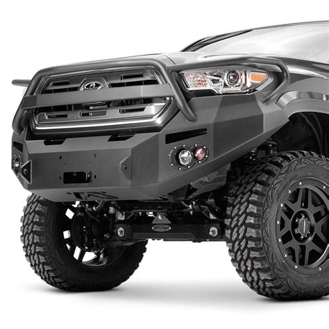 Fab Fours® Toyota Tacoma 2017 Premium Full Width Black Front Winch Hd