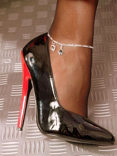 queen of spades qos anklet patent leather heels interracial z747183 topics risque