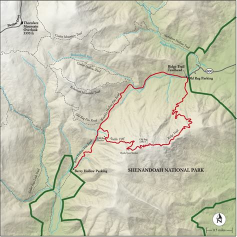 Best Shenandoah National Park Hike Trail Map National Geographic