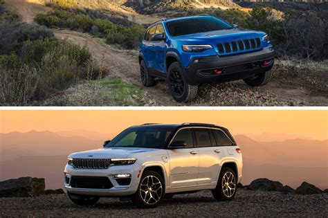 Jeep Cherokee Vs Jeep Grand Cherokee Whats The Difference Edmunds