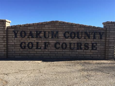 Yoakum County Golf Course Home