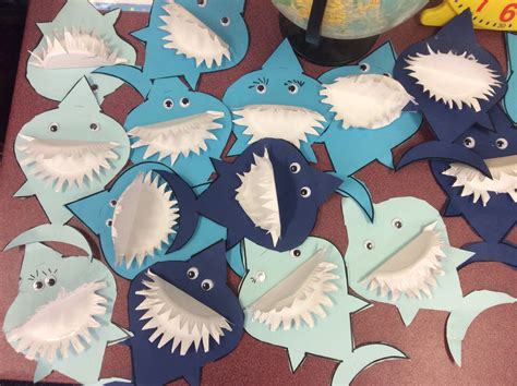 Shark Craft Using Paper Plates As Teeth Shark Craft
