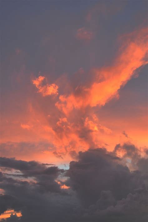 Download Wallpaper 800x1200 Clouds Sky Sunset Iphone 4s4 For