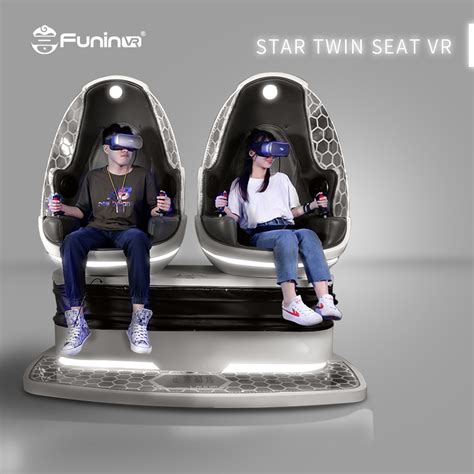 Virtual Reality 9d Vr Chair Amusement Park Rides 2 Seats Game Machine