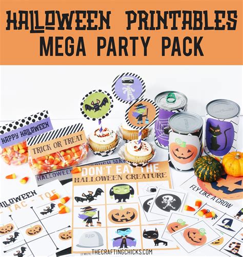 Halloween Printables Mega Party Pack The Crafting Chicks