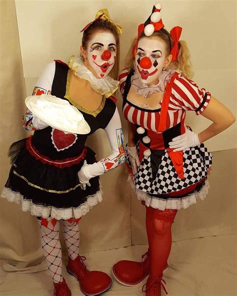 Circus Clowns Love Pie Clown Costume Women Cute Clown Female Clown