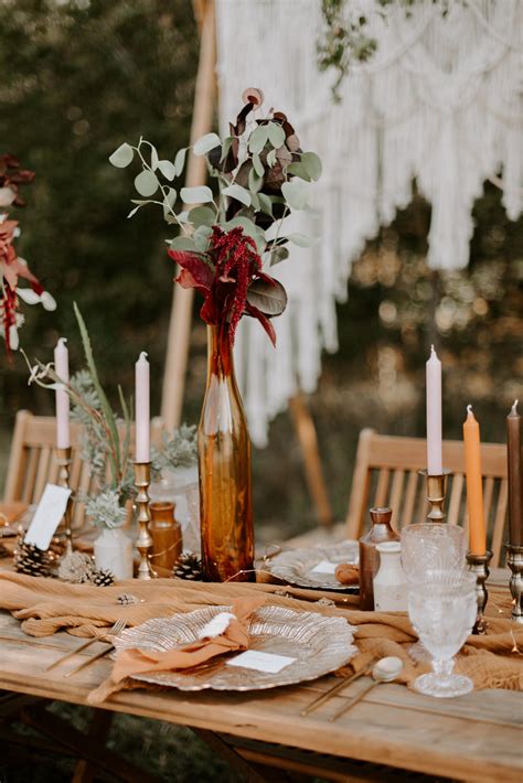 Stunning Outdoor Burnt Orange Wedding Ideas At Golden Hour