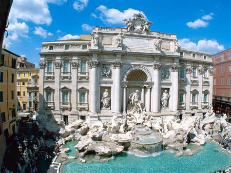 Trevi Fountain Rome Italy Wallpapers Hd Wallpapers Id
