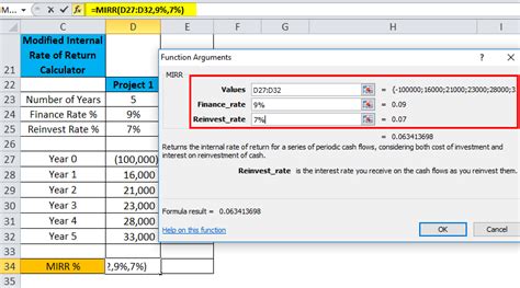 Mirr In Excel Formulaexamples How To Use Mirr Function