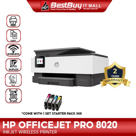 Hp Officejet Pro 8020 All In One Printer