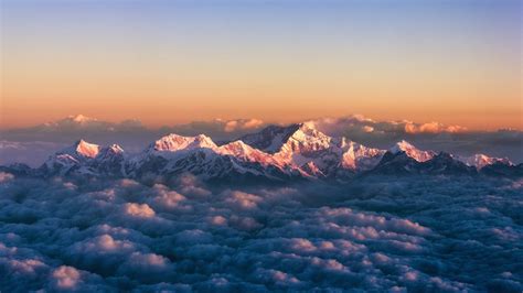 Kanchenjunga Aerial Bing Wallpaper Download