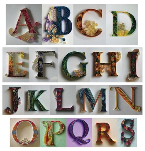 Alphabet Quilling Patterns Free Printable How To Create A Paper Quill