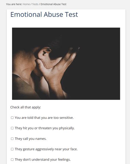 7 Emotional Abuse Tests To See If Youre In An Abusive Relationship