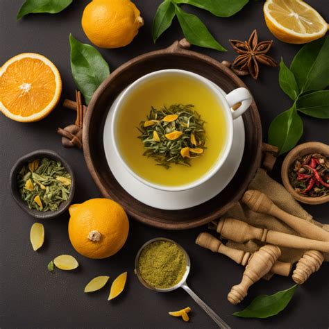 Sweet Ginger Citrus Turmeric Vitality Tea Benefits Cappuccino Oracle