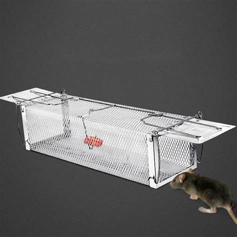 1 X Mousetrap Cage Bait Snap Rodent Catcher Mice Mousetrap Cagereusable