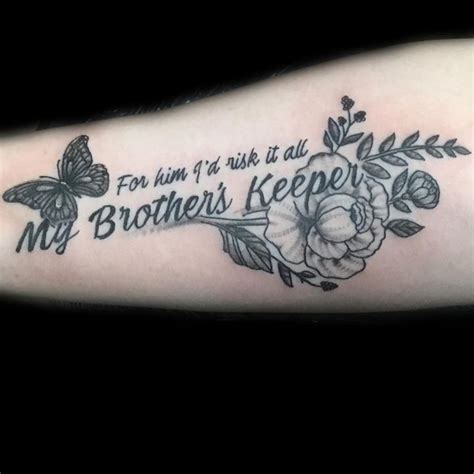 My Brother S Keeper Tattoo Small Best My Brothers Keeper Tattoos Ideas Meanings Hasterika