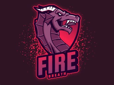 Placeit Gaming Logo Maker Featuring An Imposing Dragon Graphic
