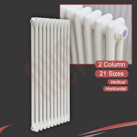 Ultraheat Tubularo 2 Column White Radiators
