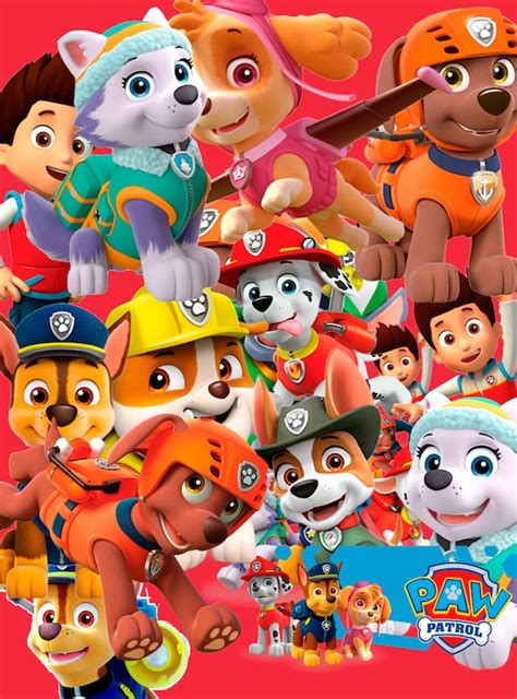 Paw Patrol 60 Clipart Digital Clipart Png Image 300 Dpi Png