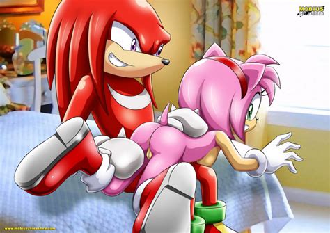 Rule 34 Amy Rose Anthro Ass Bbmbbf Bed Breasts Dreadlocks Duo Echidna