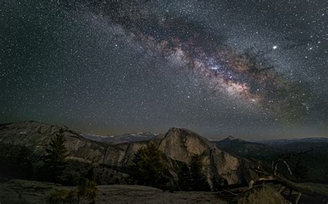 Milky Way Over Half Dome Hawkins Photo Alchemy