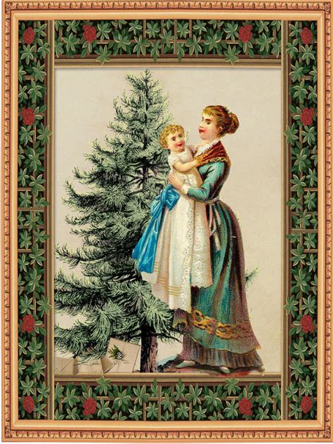 Vintage Christmas Illustration Free Stock Photo Public Domain Pictures
