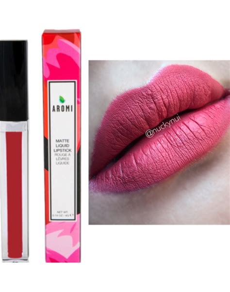 Aromi Matte Liquid Lipstick Beauty Review