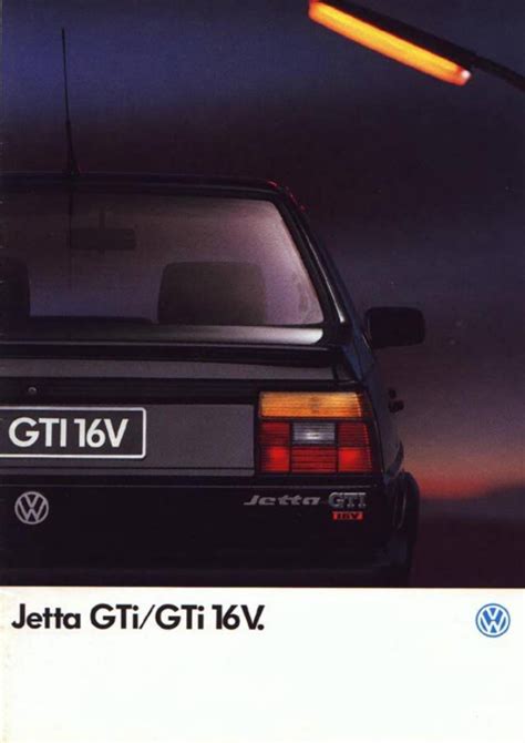 1990 Vw Jetta Ii Mk2 Gti Gti 16v Sales Brochure Uk By Vwgolfmk2oc Issuu