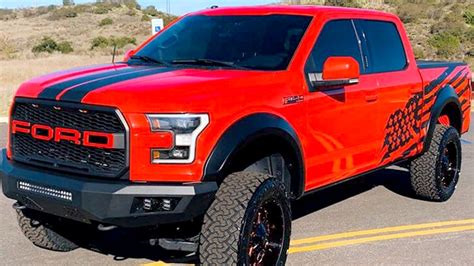 Race Red Battle Born 2017 Lariat 4x4 Coyote 50l V8 Ford Daily Trucks