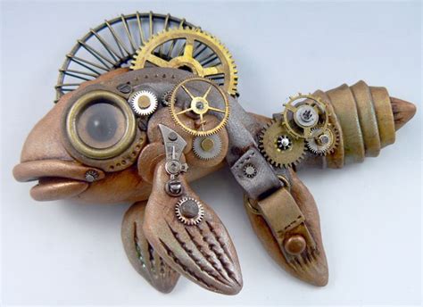 Steampunk Fish By My Favourite Polymer Clay Artist Christi Friesen