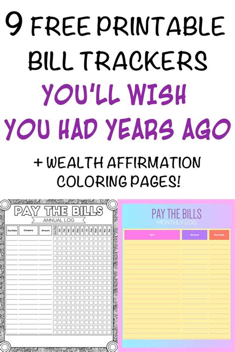 5 setting up your bill pay checklist. 9+ Printable Bill Payment Checklists and Bill Trackers ...