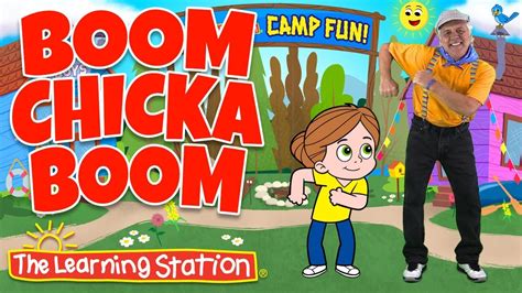 Boom Chicka Boom ♫ Action Songs Kids ♫ Brain Breaks ♫ Camp Songs ♫ Kids