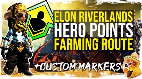 Guild Wars 2 Hero Points Farming Route Elon Riverlands With
