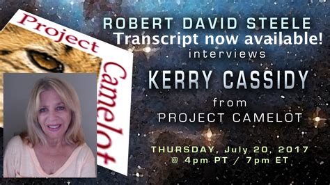 Transcription Now Available Robert Steele Interviews Kerry Cassidy