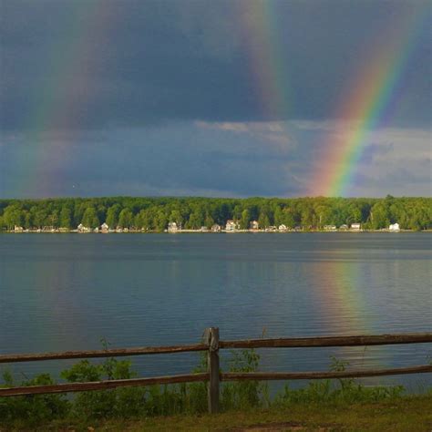 Rare Reflection Rainbow Over Michigan Todays Image