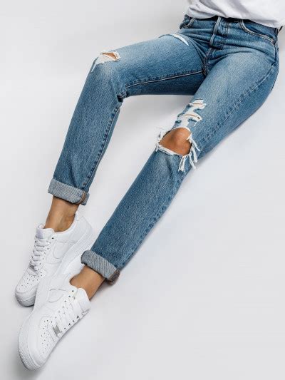 Levis 501 Skinny Jeans In Nice As Pie Blue Denim