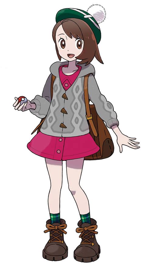 Girl Trainer Character Art From Pokémon Sword And Shield Art Artwork