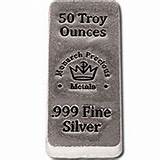 50 Oz Silver Bars Images