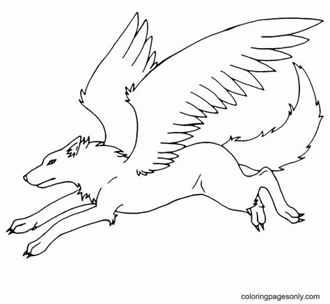 26 Best Ideas For Coloring Winged Wolf Coloring Pages