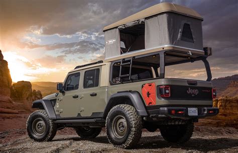 2019 Moab Jeep Gladiator Wayout Roof Tent The Fast Lane Truck