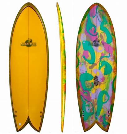 Retro Twin Surf Surfboards Semente Dimensions Standard