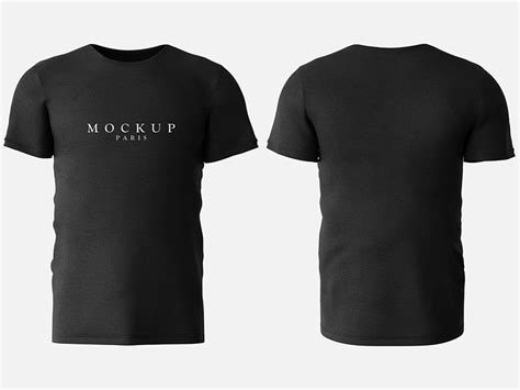 Free Front And Back T Shirt Mockup Psd Imagesee