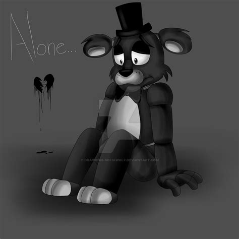 Alone By Drawings Sofiawolf On Deviantart