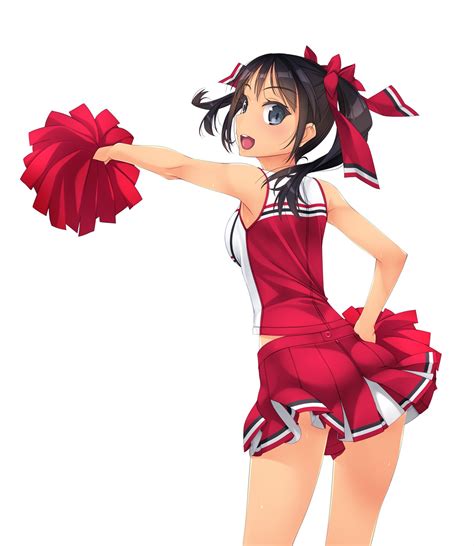 Fond D écran Illustration Anime Cul Fond Blanc Pom Pom Girls Vêtements Murakami Suigun