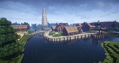 Moderate Queens Port Port City Medieval And Fantasy Minecraft