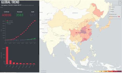 This map tracks the novel coronavirus outbreak in each country worldwide. Interactive map shows worldwide spread of coronavirus