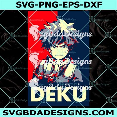 Deku Svg Midoriya Izuku Svg My Hero Academia Svg Svgbdadesigns